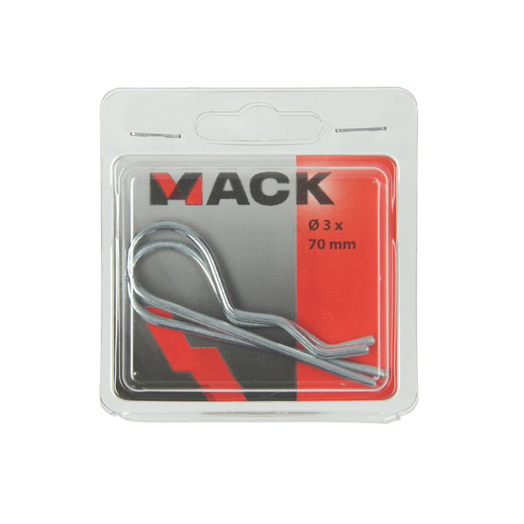 Afbeelding laden in galerijviewer, Mack 1006858 - 2 enkele borgveren verzinkt 3mm bl | 5 stuks