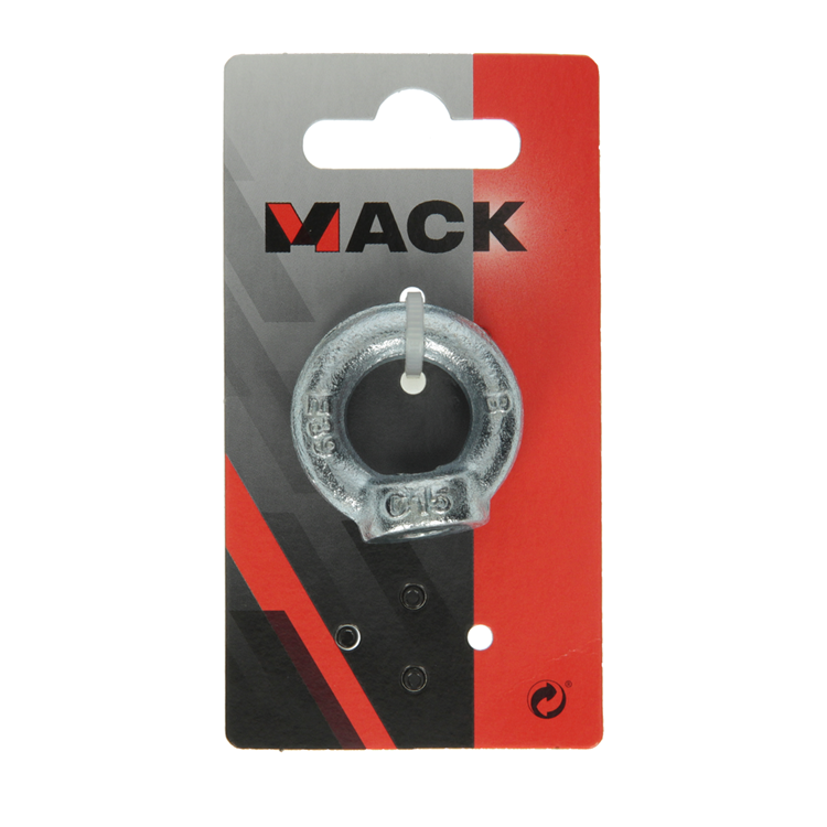 Afbeelding laden in galerijviewer, Mack 1008484 - 1 ringmoer din 582 m8 verzinkt | 10 stuks