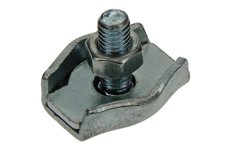 Afbeelding laden in galerijviewer, Mack 1006863 - 2 staaldraadklemmen simplex verzinkt 4mm bl | 5 stuks