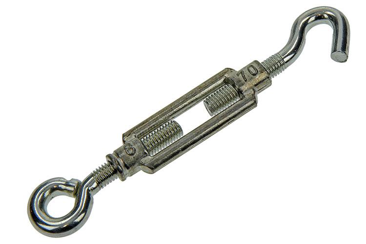 Afbeelding laden in galerijviewer, Mack 1006874 - 2 spanners: oog + haak verzinkt m8x70mm bl | 5 stuks
