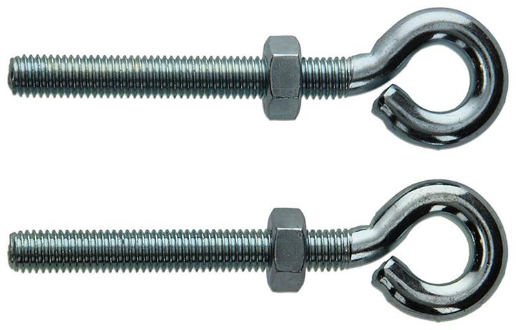 Afbeelding laden in galerijviewer, Mack 1006882 - 2 oogbouten verzinkt + moer m10x80 bl | 5 stuks
