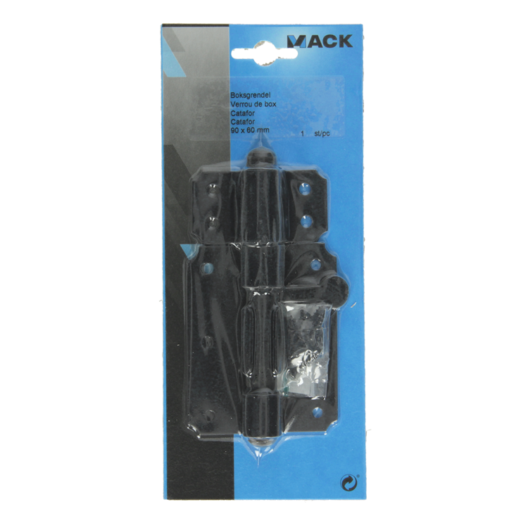 Afbeelding laden in galerijviewer, Mack 1013731 - 1 boksgrendel zw cataf. 90mm | 5 stuks