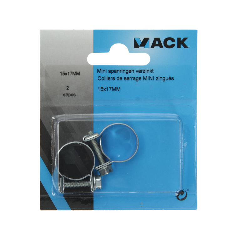 Afbeelding laden in galerijviewer, Mack 1011686 - slangklem verz 15-17mm 2st | 12 stuks