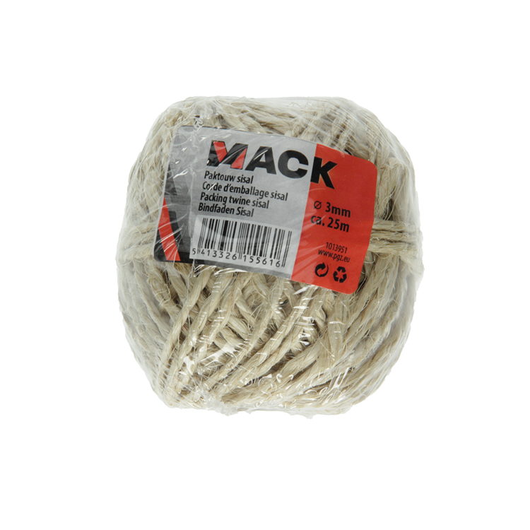 Afbeelding laden in galerijviewer, Mack 1013951 - paktouw sisal bobijn 3mm ca 22m | 10 stuks