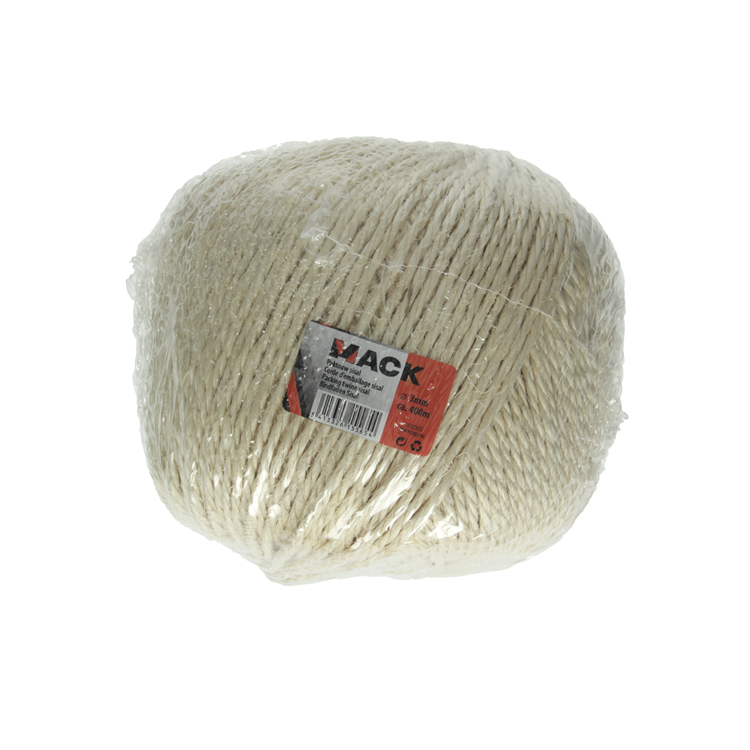 Afbeelding laden in galerijviewer, Mack 1013955 - paktouw sisal bobijn 3mm ca 400m | 3 stuks
