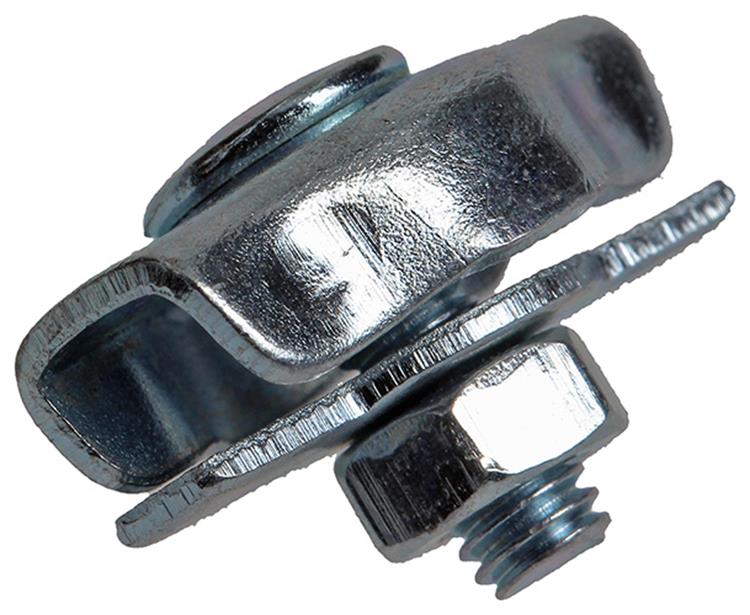 Afbeelding laden in galerijviewer, Mack 1008482 - 2 staaldraadklemmen 2mm simplex verzinkt | 10 stuks