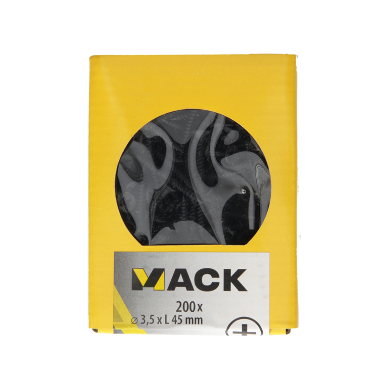 Afbeelding laden in galerijviewer, Mack 1020164 - gipsplaatschroef zwart gefosfat. 200 st 3,5 x 45 mm | 5 stuks