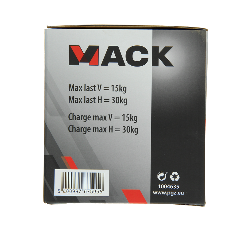 Afbeelding laden in galerijviewer, Mack 1004635 - zuignap enkel rood ø 12 cm | 4 stuks