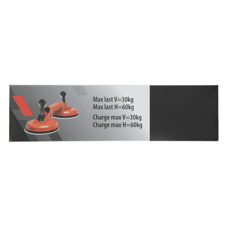 Afbeelding laden in galerijviewer, Mack 1004636 - zuignap dubbel rood ø 12cm | 4 stuks