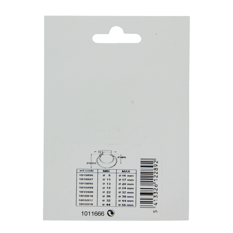 Afbeelding laden in galerijviewer, Mack 1011666 - 2 spanringen inox 12mm 40x60mm | 10 stuks