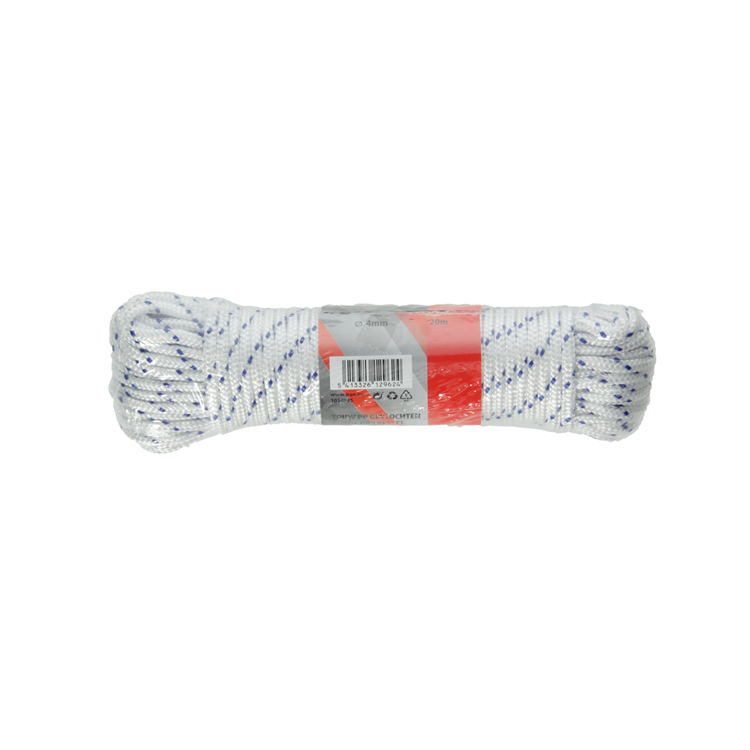 Afbeelding laden in galerijviewer, Mack 1014995 - pp gevlochten wit blauw streng4mm 20m | 5 stuks