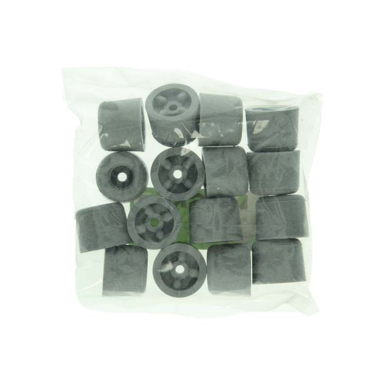 Afbeelding laden in galerijviewer, Mack 1047639 - deurstop rubber grijs 30 x 25 mm 16 st pcs | 6 stuks