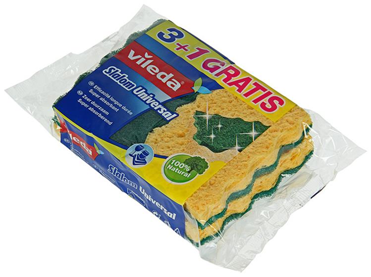 Afbeelding laden in galerijviewer, Vileda 1009691 - schuurspons slalom universal 3 + 1 | 15 stuks