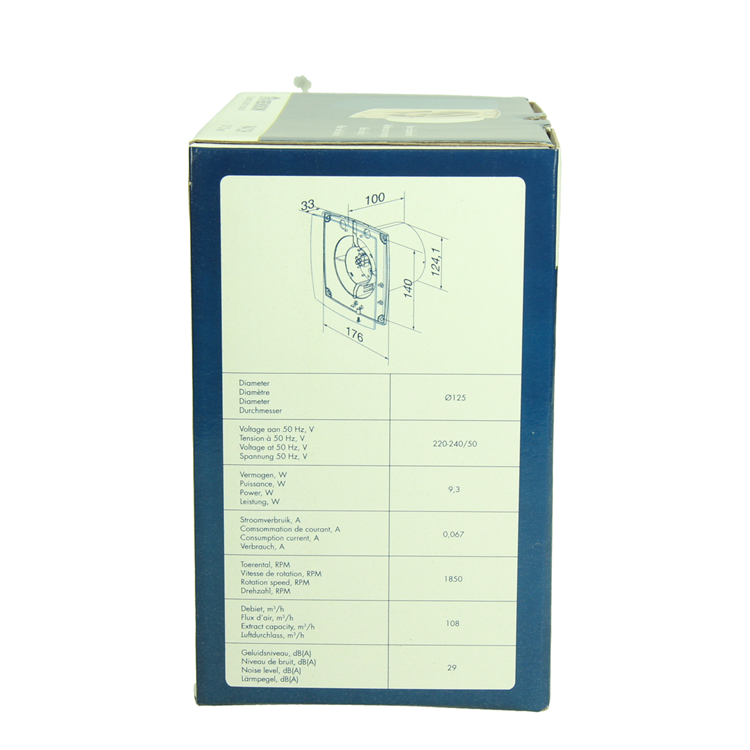 Afbeelding laden in galerijviewer, Renson 1069255 - mech.ventil. timer vochtsensor9412h (dia 125) | 2 stuks
