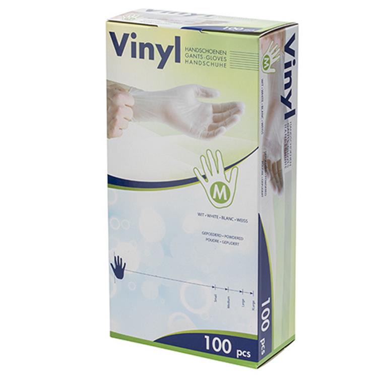 Afbeelding laden in galerijviewer, Hy@pro 1056837 - handschoen vinyl medium + doos met 100 st | 5 stuks