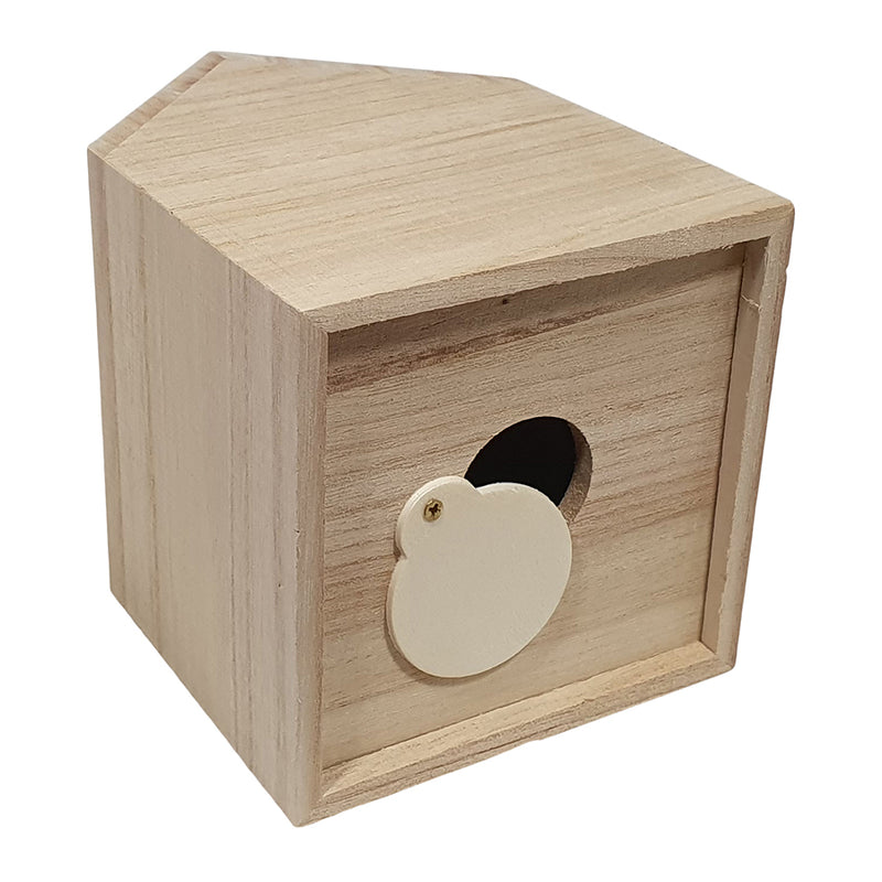 Afbeelding laden in galerijviewer, Creativ company spaarpot huis paulownia hout