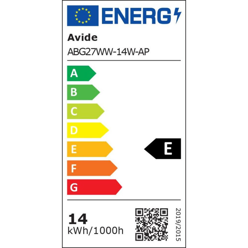 Afbeelding laden in galerijviewer, Avide led lamp e27 14w 3000k ww 1521lm