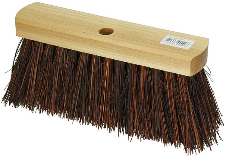 Afbeelding laden in galerijviewer, 1009161 - straatveger 50% bahia rond hout gelakt 30cm | 2 stuks