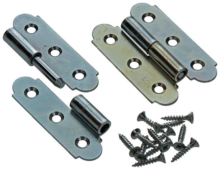 Afbeelding laden in galerijviewer, Mack 1013255 - 2 spaanse paumellen links verzinkt h 60 x b 40 mm | 5 stuks