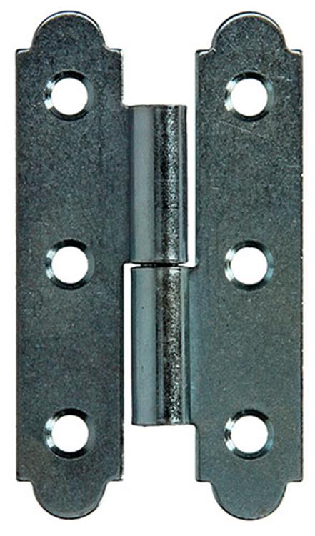 Afbeelding laden in galerijviewer, Mack 1013258 - 2 spaanse paumellen rechts verzinkt h 80 x b 45mm | 5 stuks