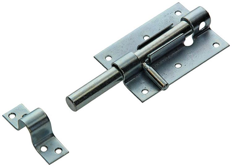 Afbeelding laden in galerijviewer, Mack 1015860 - 1 hangslotgrendel verzinkt 100mm 1018 | 5 stuks