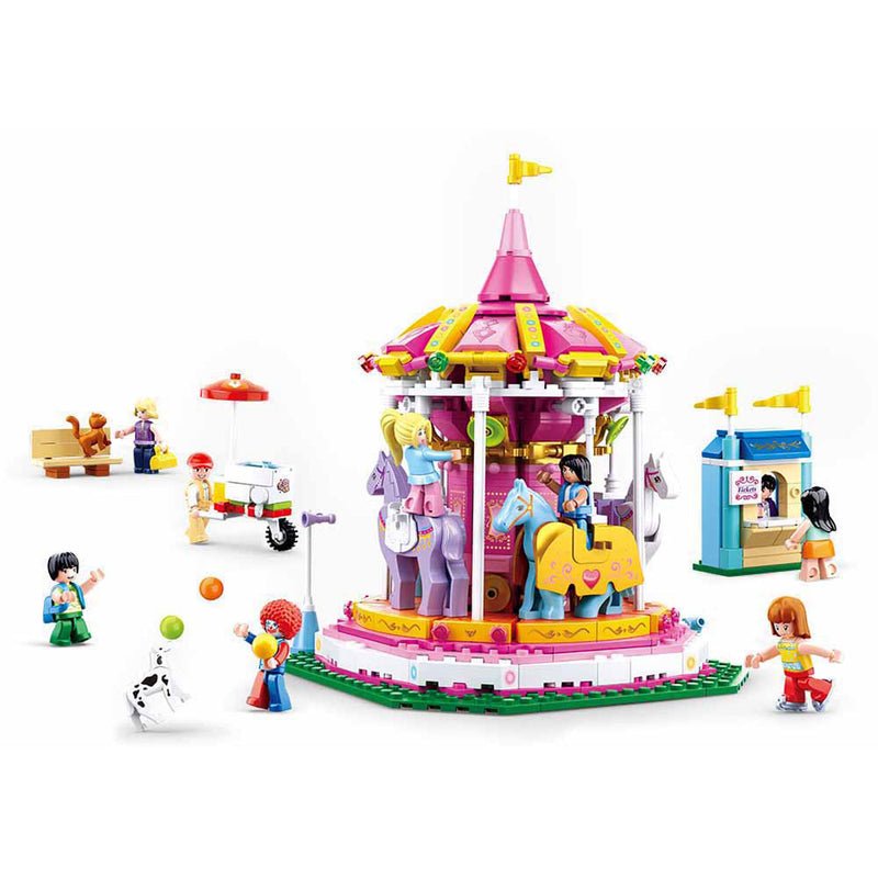 Afbeelding laden in galerijviewer, Sluban Girl's Dream Draaimolen