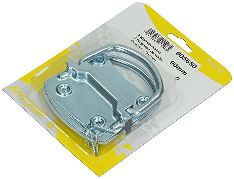 Afbeelding laden in galerijviewer, Mack 1013564 - 2 kisthandvaten verzinkt 90mm | 5 stuks