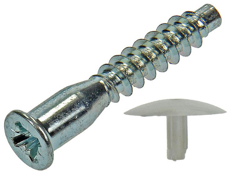Afbeelding laden in galerijviewer, Mack 1013704 - 12 unitaschroeven met afdekkapwit m 6,3 x 40 mm | 10 stuks
