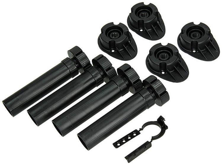 Afbeelding laden in galerijviewer, Mack 1014496 - set van 4 sokkelpoten kunststof 150 mm | 10 stuks