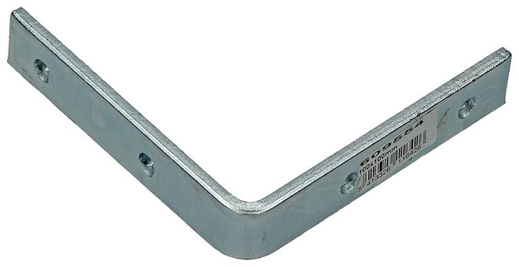 Afbeelding laden in galerijviewer, 1003127 - zware winkelhaak verzinkt 100x20x5mm | 25 stuks