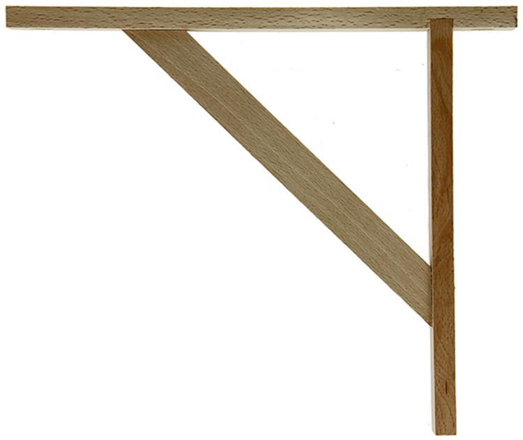 Afbeelding laden in galerijviewer, 1015579 - versterkte konsool beuk 280x230mm | 10 stuks