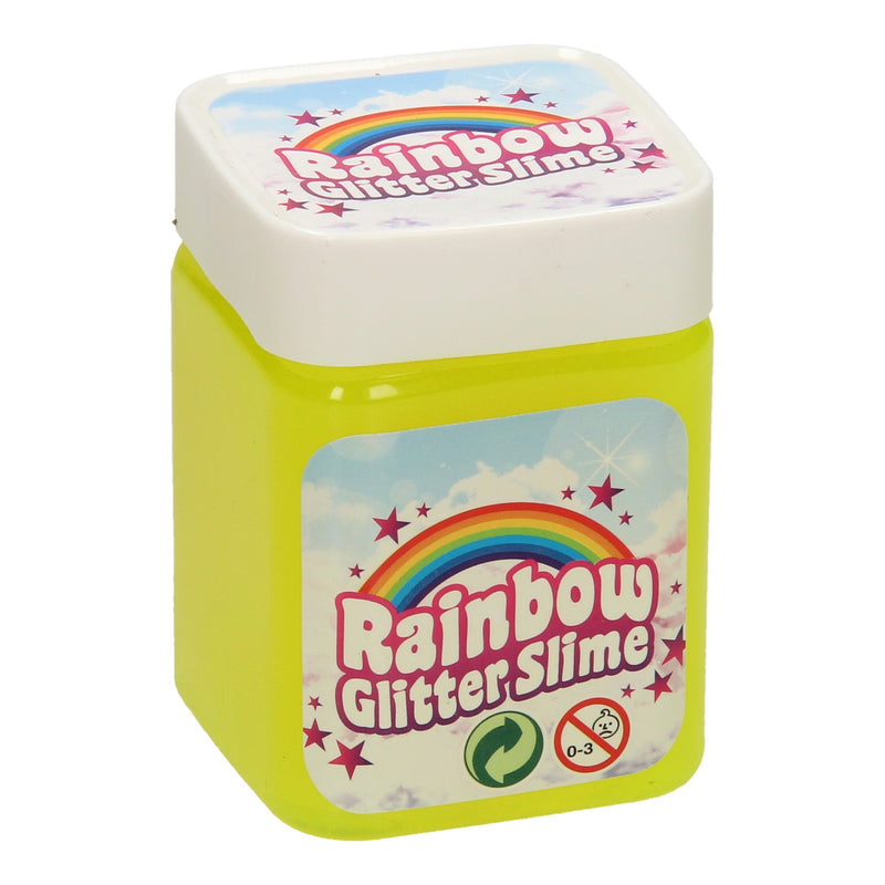 Afbeelding laden in galerijviewer, Johntoy regenboog glitter slijm