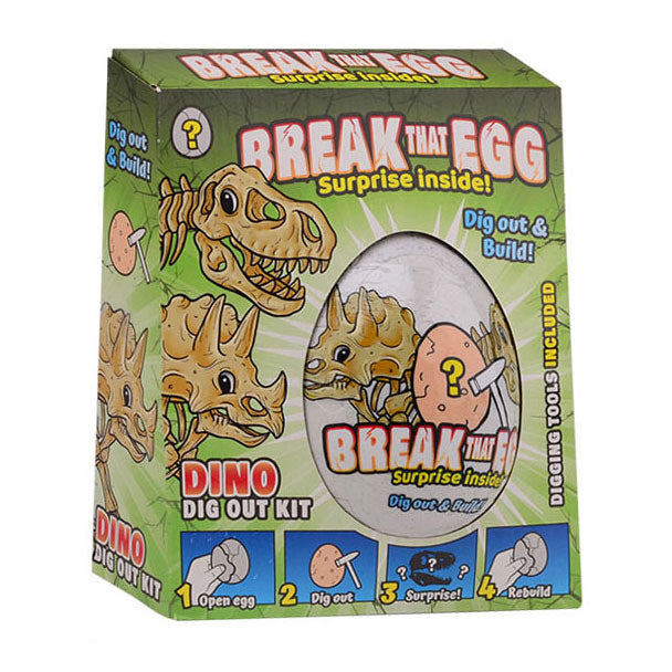 Afbeelding laden in galerijviewer, Johntoy break the egg dinofossiel