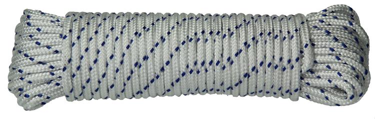 Afbeelding laden in galerijviewer, Mack 1013976 - pp gevlochten wit blauw streng6mm 20m | 5 stuks