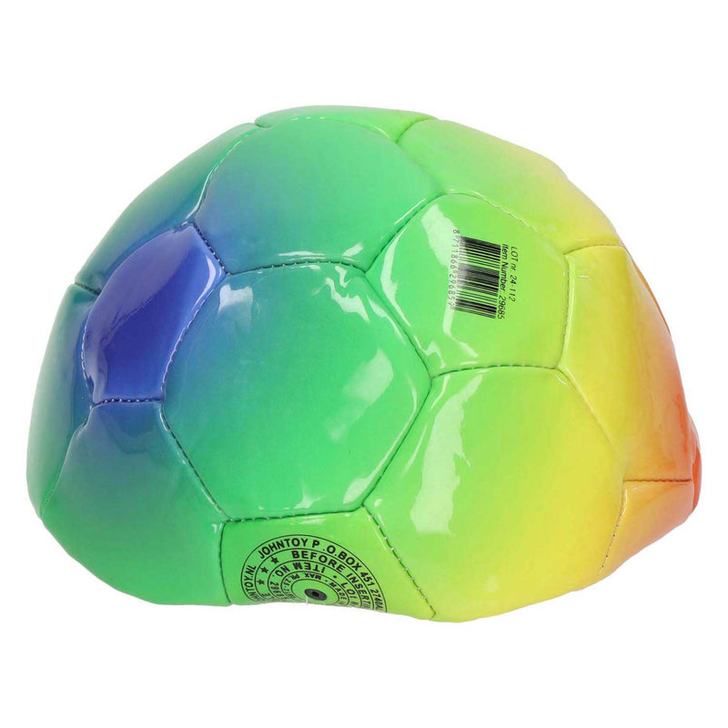 Afbeelding laden in galerijviewer, Johntoy regenboog voetbal - 20cm