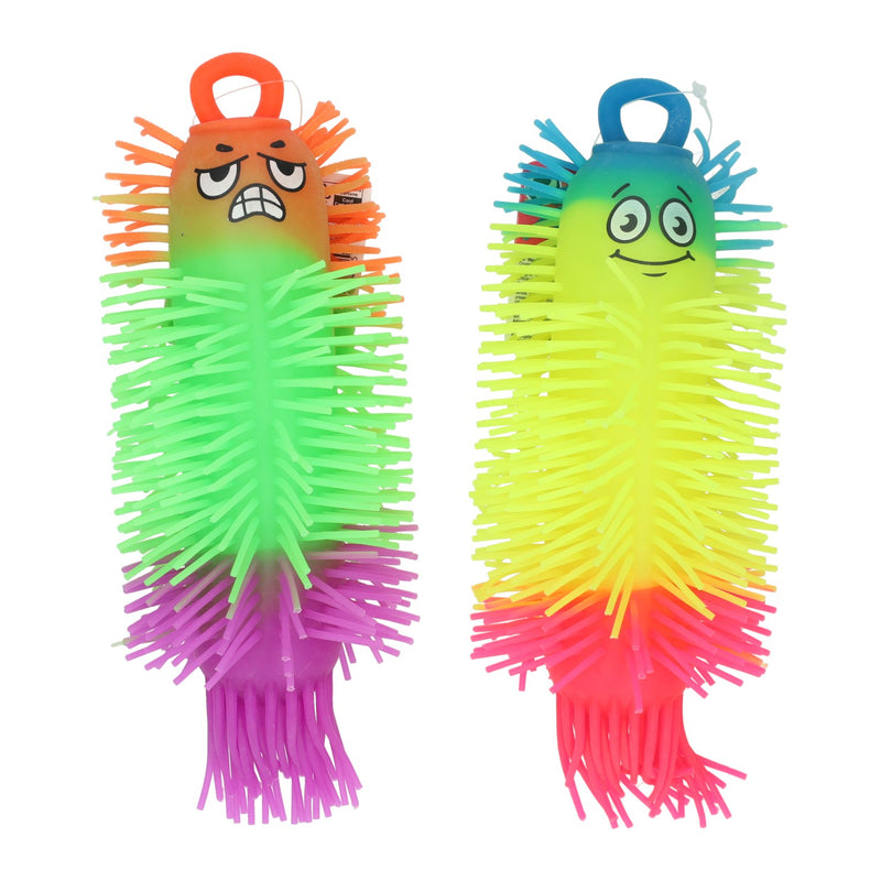 Afbeelding laden in galerijviewer, Johntoy meerkleurige fluffy worm - 21cm