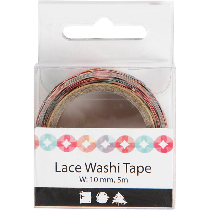 Afbeelding laden in galerijviewer, Https: www.cchobby.nl lace-washi-tape-b-10-mm-5-m-1-rol