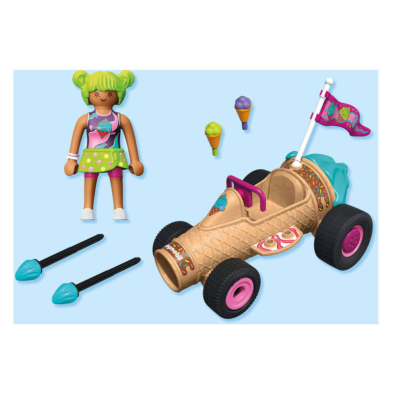 Afbeelding laden in galerijviewer, Playmobil funstars racende ijshoorn - 71718