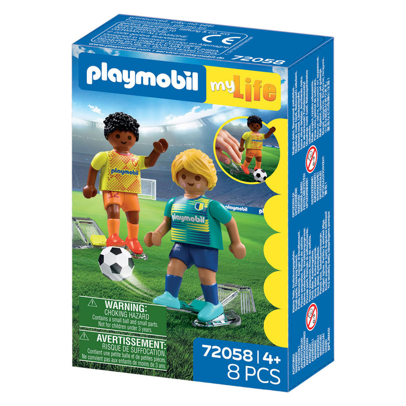 Afbeelding laden in galerijviewer, Playmobil my life voetbalspelers - 72058