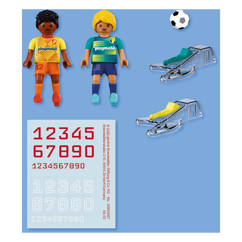 Afbeelding laden in galerijviewer, Playmobil my life voetbalspelers - 72058