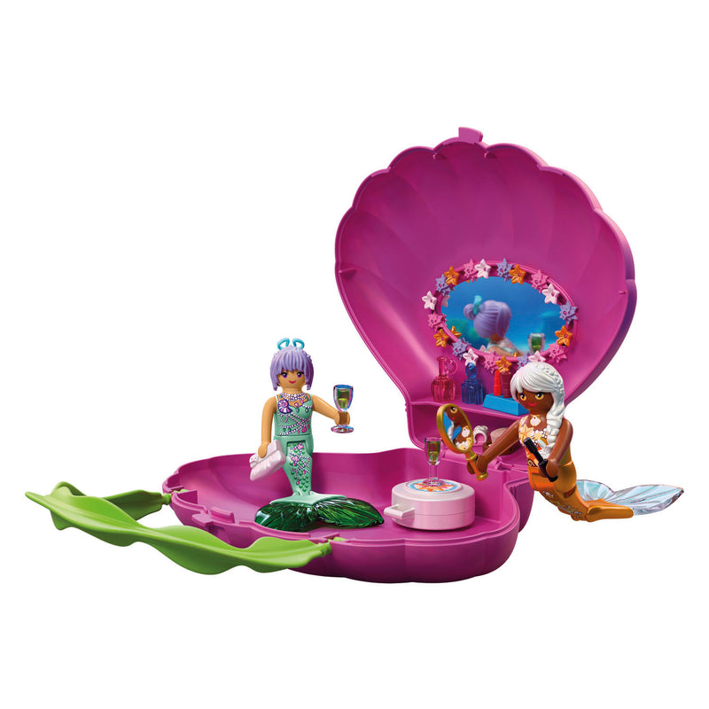 Afbeelding laden in galerijviewer, Playmobil fantasy magic zeemeermin schelpentas - 72105.