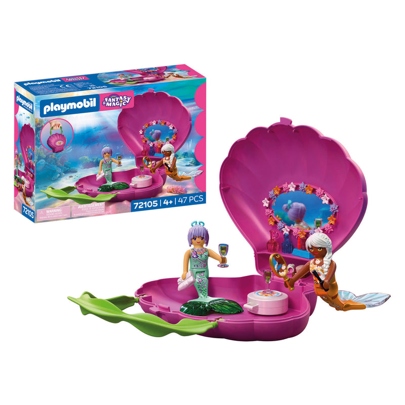 Afbeelding laden in galerijviewer, Playmobil fantasy magic zeemeermin schelpentas - 72105.
