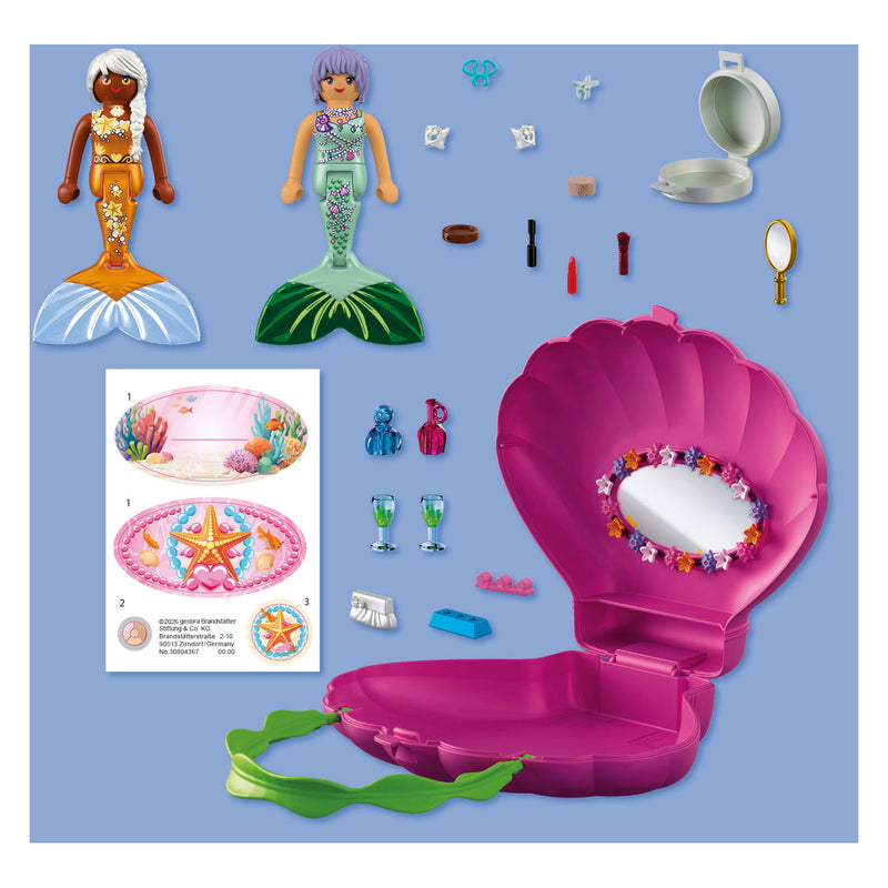 Afbeelding laden in galerijviewer, Playmobil fantasy magic zeemeermin schelpentas - 72105.