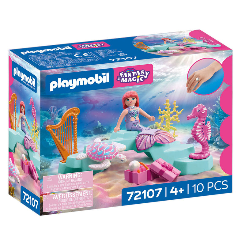 Afbeelding laden in galerijviewer, Playmobil fantasy magic zeemeermin met geschenk - 72107