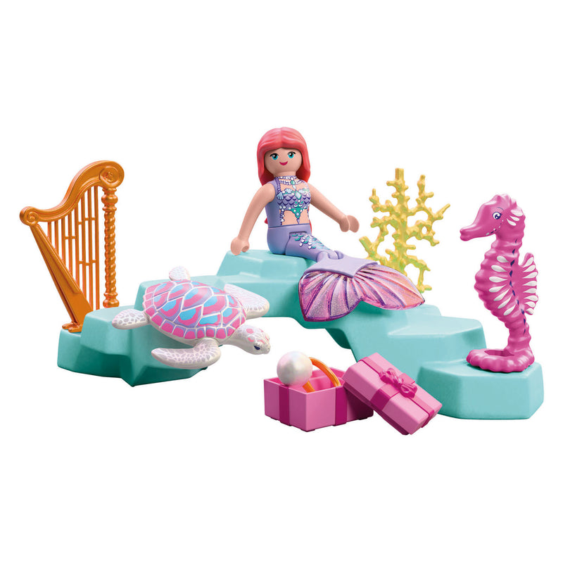 Afbeelding laden in galerijviewer, Playmobil fantasy magic zeemeermin met geschenk - 72107