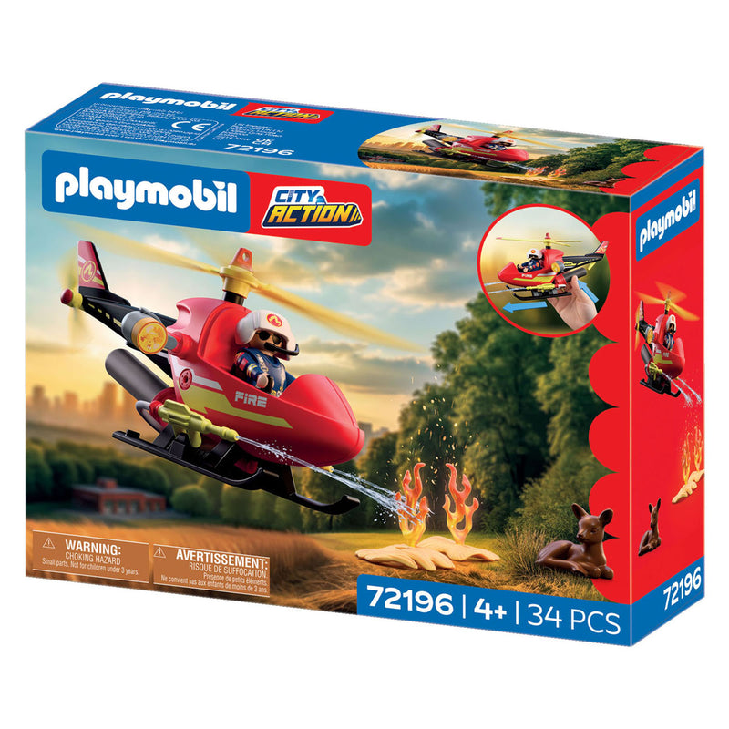 Afbeelding laden in galerijviewer, Playmobil city action blushelikopter - 72196