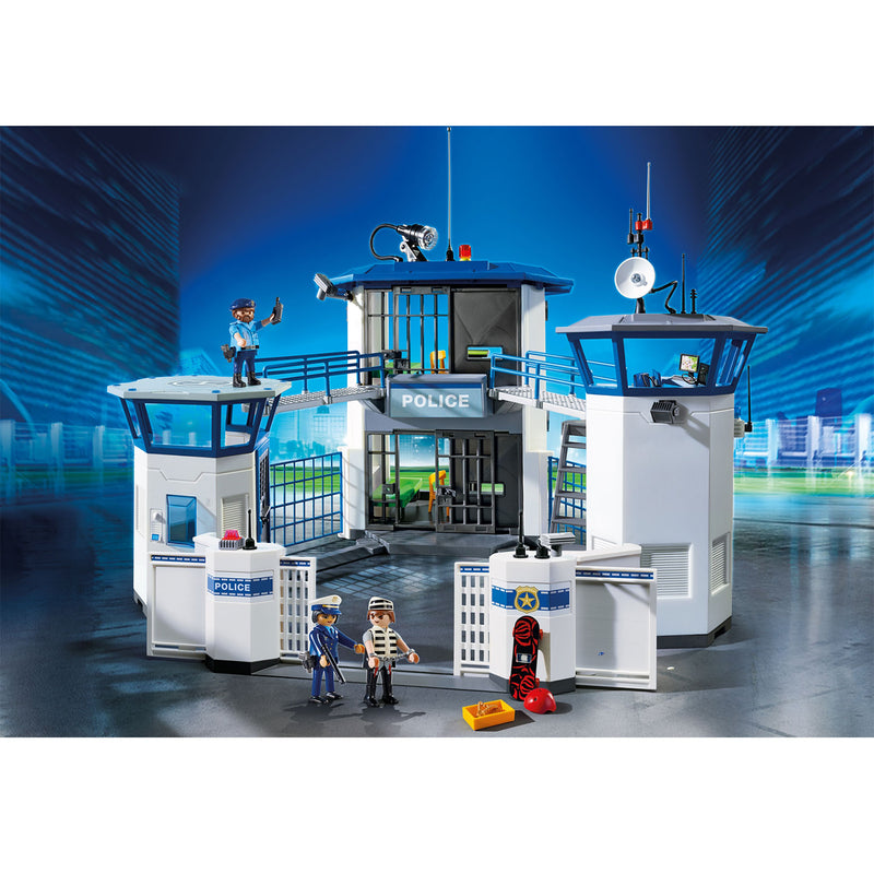 Afbeelding laden in galerijviewer, PLAYMOBIL City Action Politiebureau met Gevangenis 6919