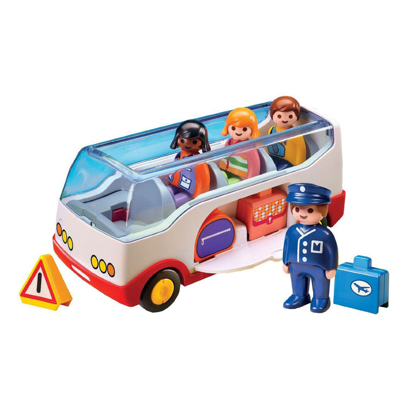 Afbeelding laden in galerijviewer, Playmobil 1.2.3. Autobus 6773