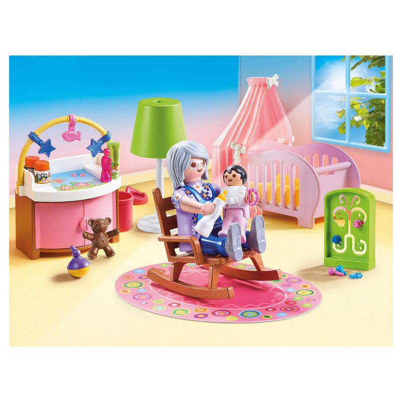 Afbeelding laden in galerijviewer, Playmobil dollhouse babykamer - 70210