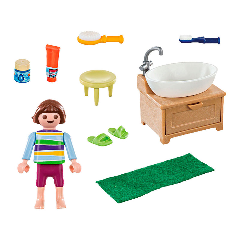 Afbeelding laden in galerijviewer, Playmobil 70301 Meisje aan Wastafel